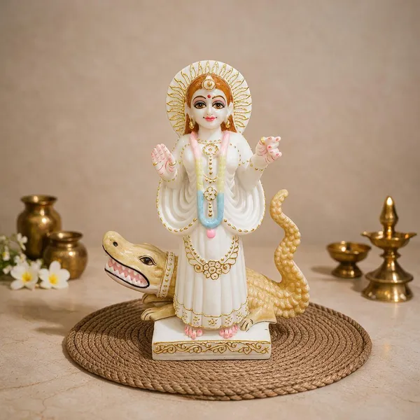 7_Inch_Khodiyar_Mata_Marble_Dust_Idol