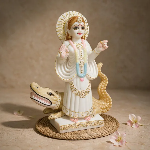 7_Inch_Khodiyar_Mata_Marble_Dust_Idol