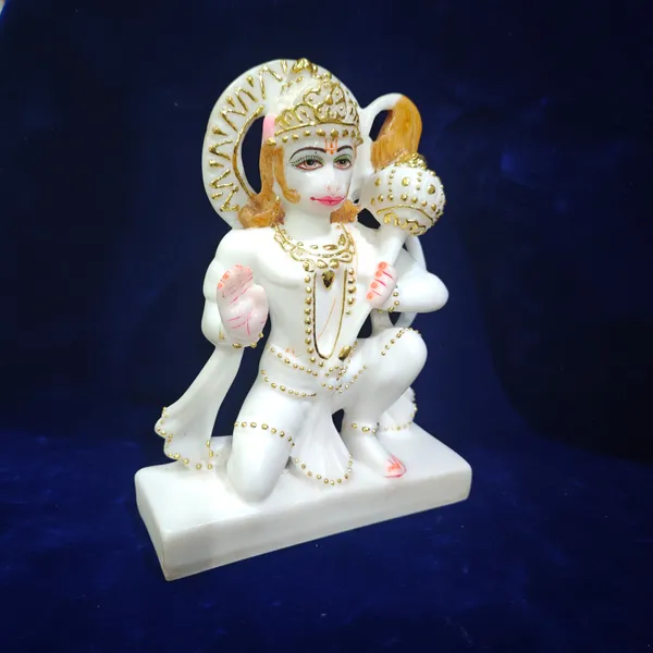 9"_ASHIRVAD_HANUMAN_JI-MARBLE_DUST_IDOL