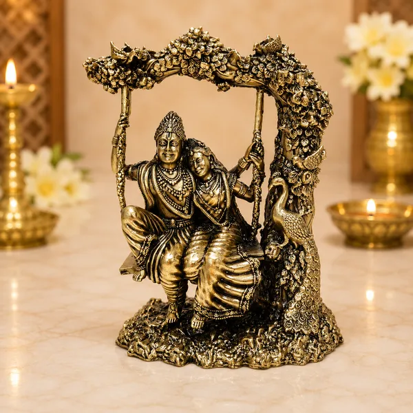 Swing_Jugal_Antique_Brass_Idol