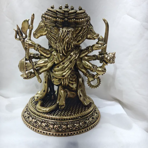 Panchmukhi_Hanuman_Antique_Brass_Idol