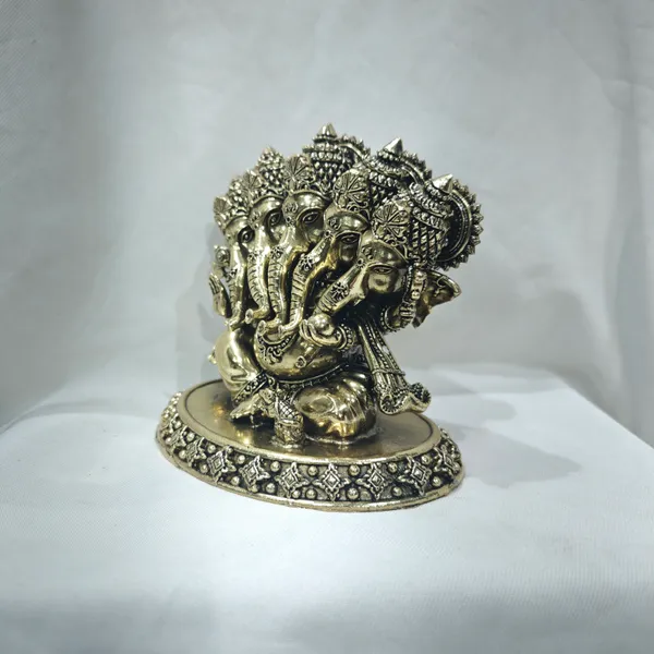 Panch_Mukhi_Ganesh_Antique_Brass_Idol