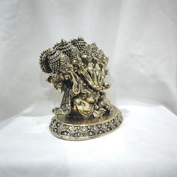 Panch_Mukhi_Ganesh_Antique_Brass_Idol