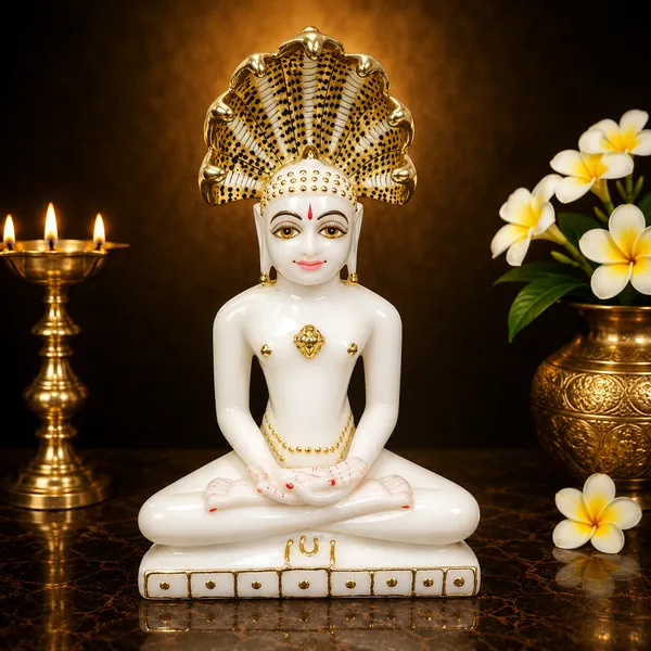 5"_PARSHWANATH_JI-MARBLE_DUST_IDOL