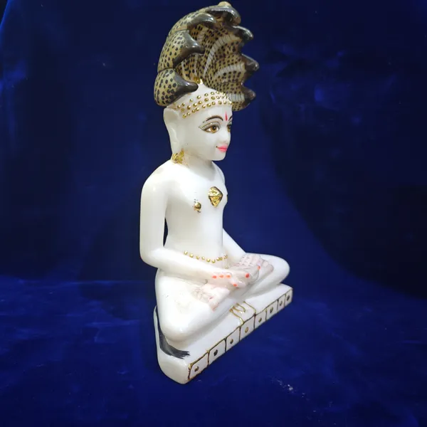 7"_PARSHWANATH_JI-MARBLE_DUST_IDOL