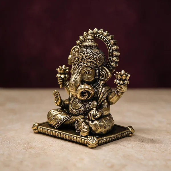 Dagdu_Kiran_Ganesh_Brass_Antique_Idol