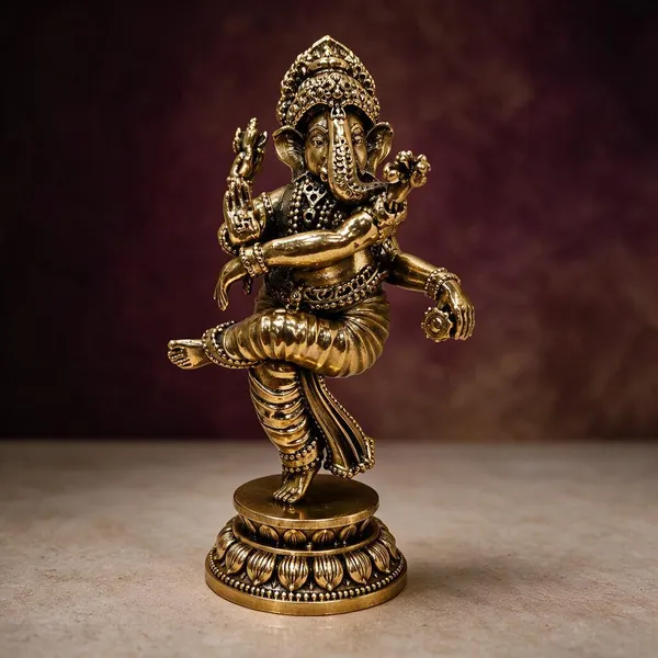 Dancing_Ganesh_Brass_Antique_Idol