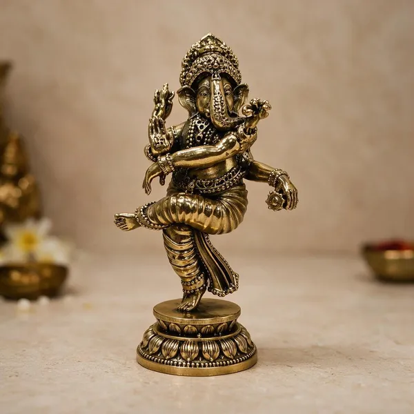 Dancing_Ganesh_Brass_Antique_Idol