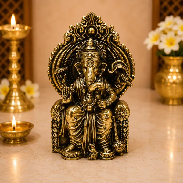 Lalbaug_Ganesh-MARBLE_DUST_IDOL