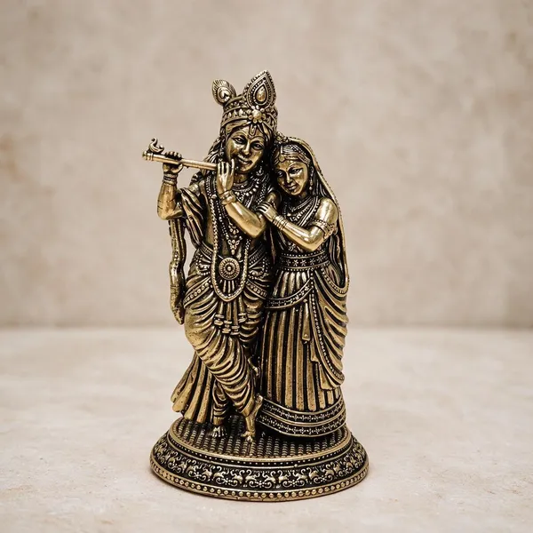 Jugal_Paired_Devotional_Brass_Antique_Idol