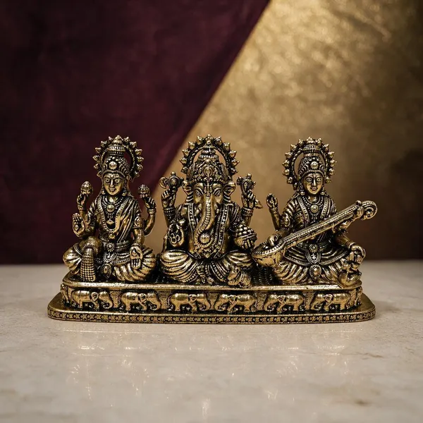Laddu_Gopal_Set_Antique_Brass_Idol