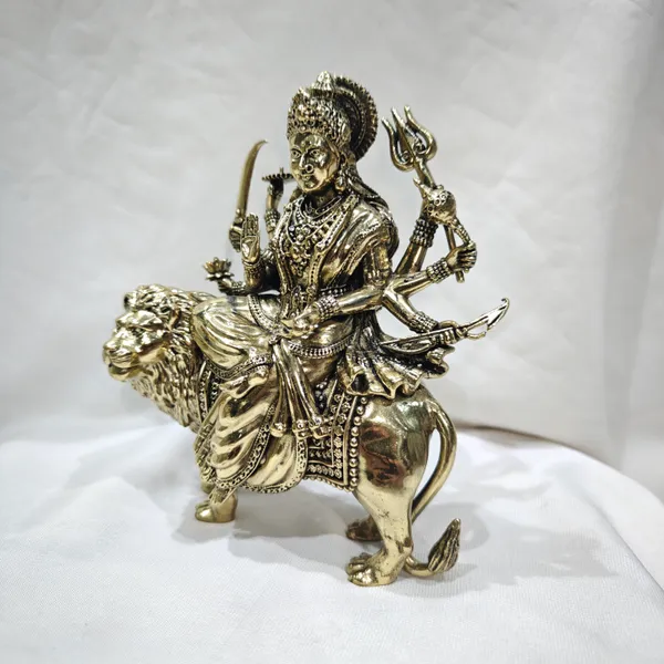 Durga_Brass_Antique_Finish_Idol
