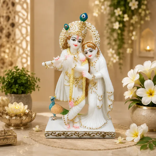 7"_RADHA_KRISHNA_(JUGAL_2)-MARBLE_DUST_IDOL