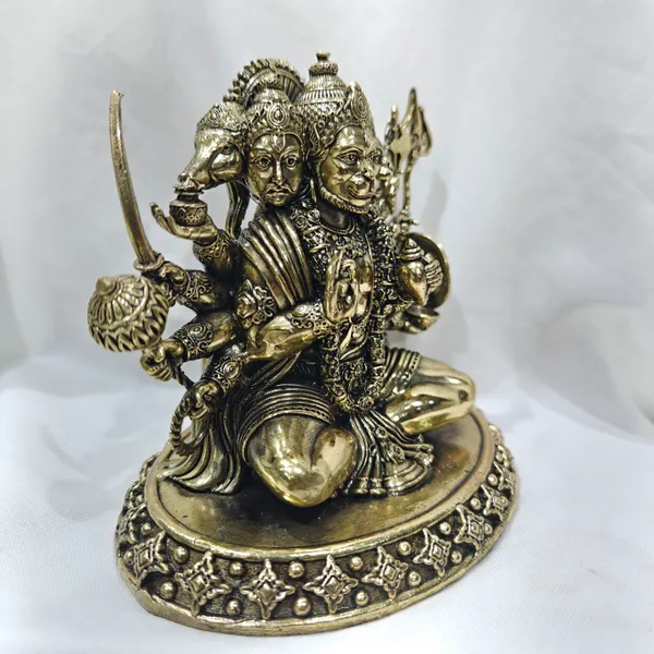 Padmasan_Panchmukhi-MARBLE_DUST_IDOL