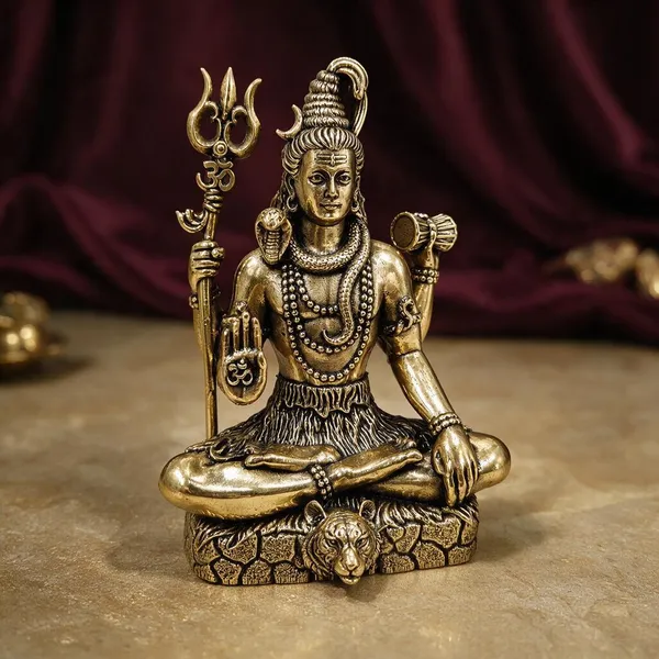 Shankar_Aashirwad_Blessing_Brass_Antique_Idol