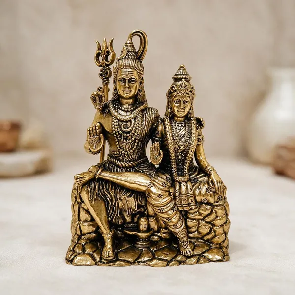 Shiv_Parvati_Antique_Brass_Idol