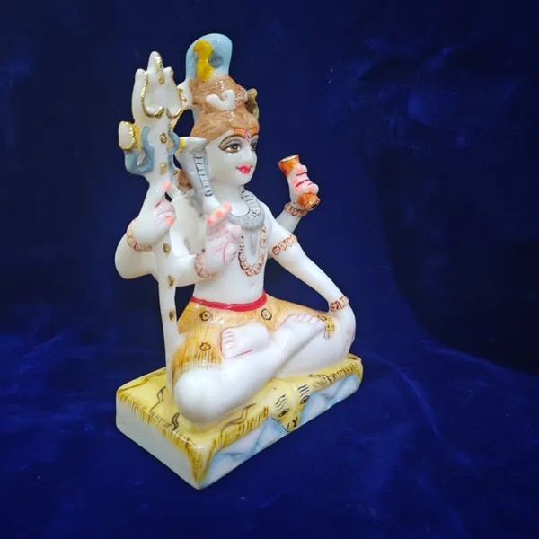 7"_SHIV_JI-MARBLE_DUST_IDOL