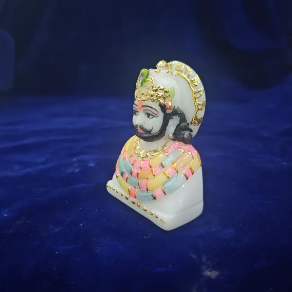 3"_KHATU_SHYAM-MARBLE_DUST_IDOL