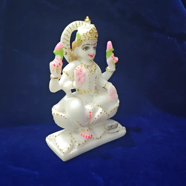 7"_LAXMI_JI-MARBLE_DUST_IDOL