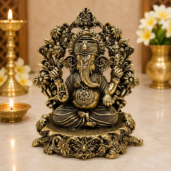 Prabhavali_Ganesh_2_Brass_Antique_Idol