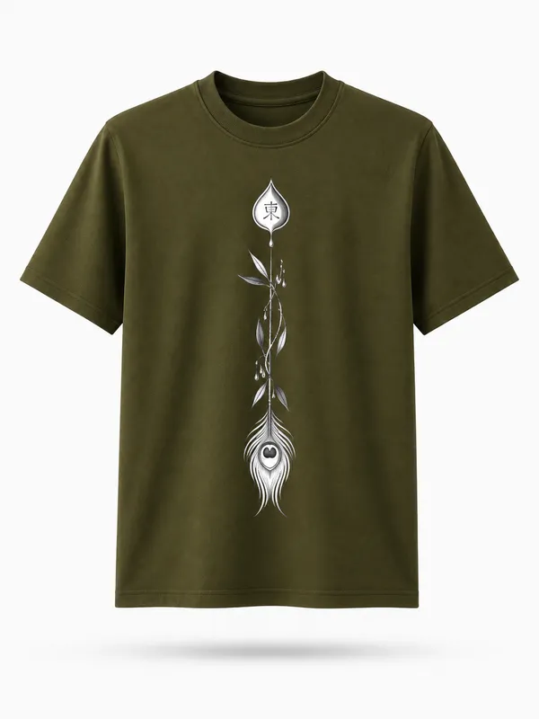 Olive_Green_Cotton_Regular_Fit_Botanical_Graphic_Oversized_T-Shirt_For_Men