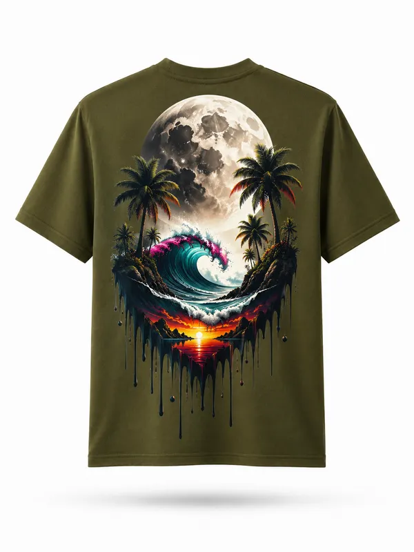 Olive_Green_Cotton_Regular_Fit_Tropical_Graphic_Oversized_T-Shirt_For_Men