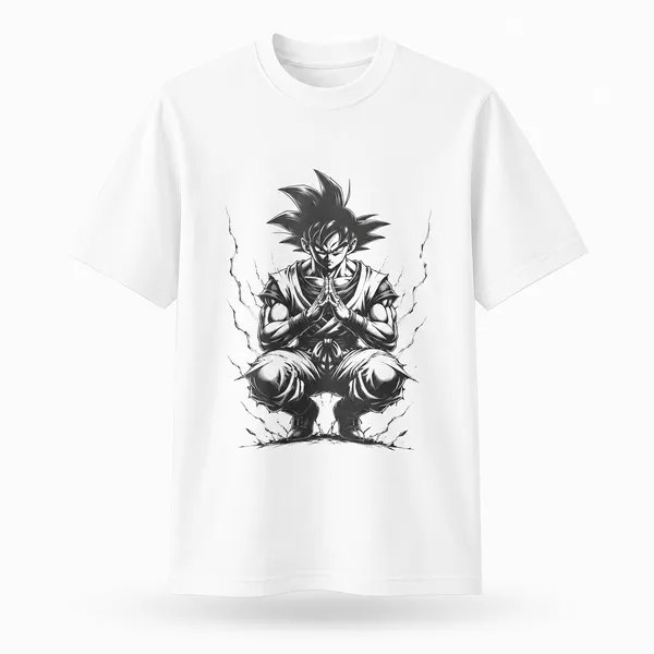 White_Cotton_Regular_Fit_Anime_Warrior_Graphic_Oversized_T-Shirt_For_Men
