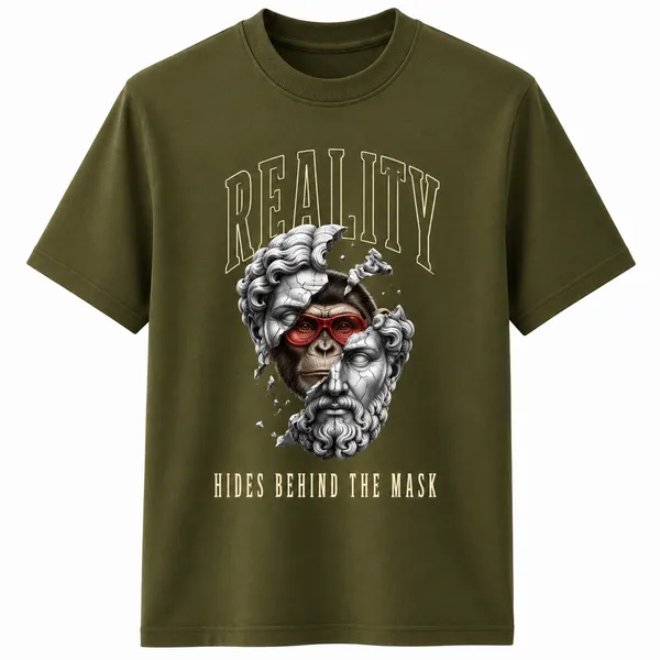 Olive_Green_Graphic_Print_Crew_Neck_T-Shirt_for_Men