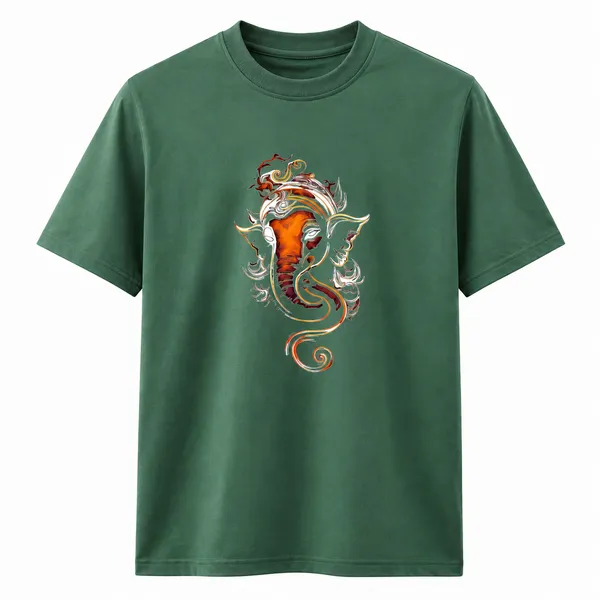 Green_Graphic_T-Shirt_for_Men