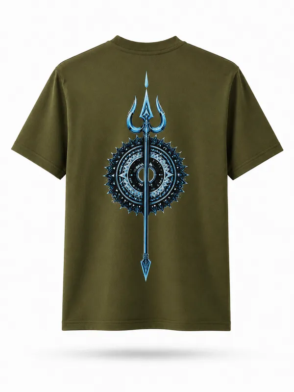 Olive_Green_Cotton_Blend_Regular_Fit_Graphic_Oversized_T-Shirt_For_Men