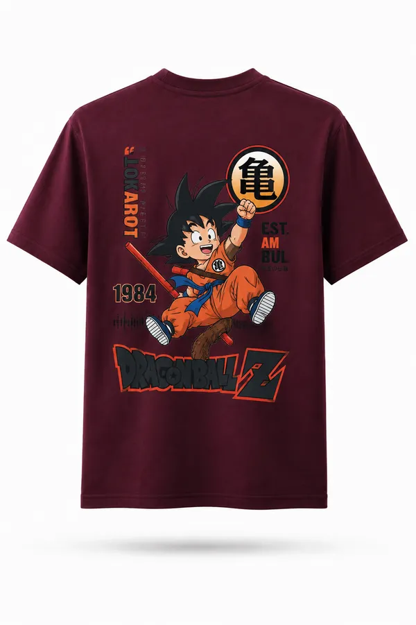 Maroon_Cotton_Blend_Regular_Fit_Graphic_Oversized_T-Shirt_For_Men