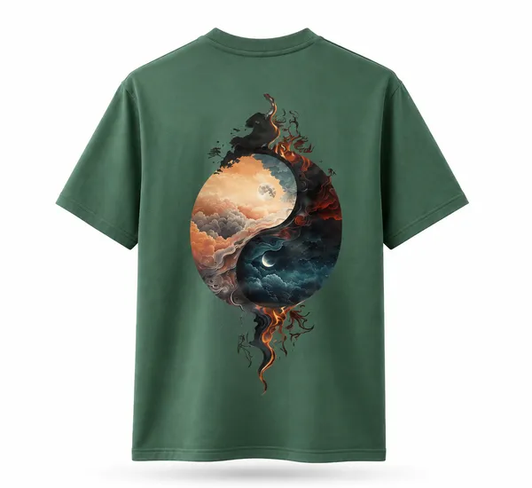 Green_Cotton_Blend_Regular_Fit_Celestial_Graphic_Oversized_T-Shirt_For_Men