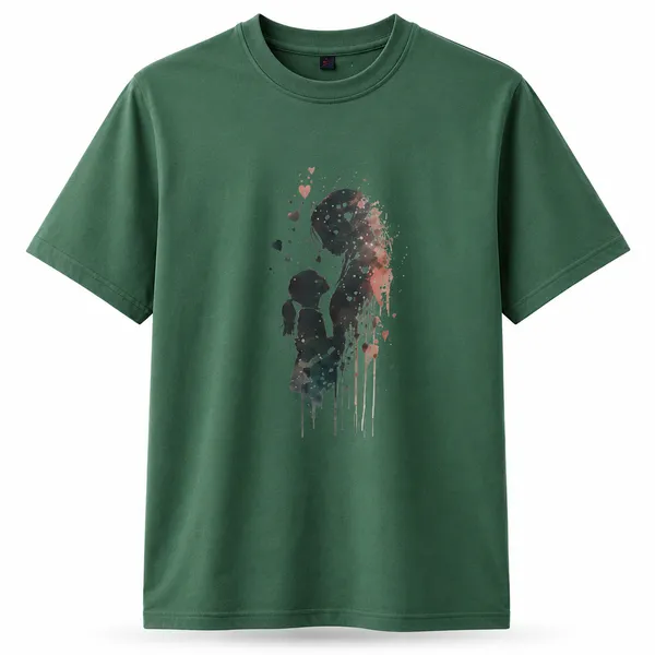 Teal_Green_Cotton_Blend_Regular_Fit_Floral_Graphic_Oversized_T-Shirt_For_Men