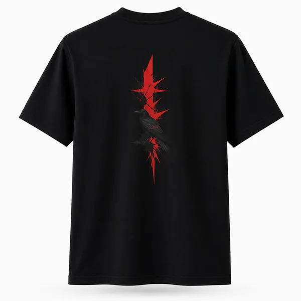 Black_Cotton_Blend_Regular_Fit_Graphic_Oversized_T-Shirt_For_Men