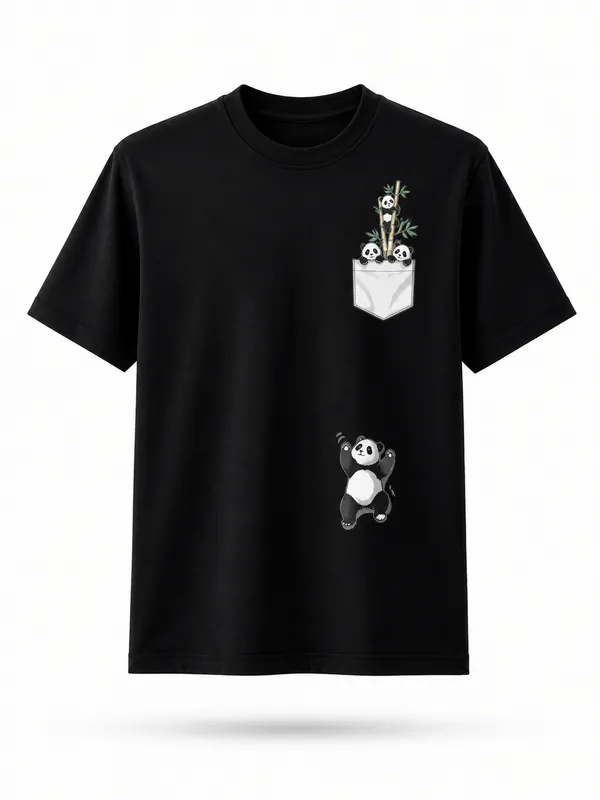 Black_Cotton_Regular_Fit_Panda_Graphic_Oversized_T-Shirt_For_Men