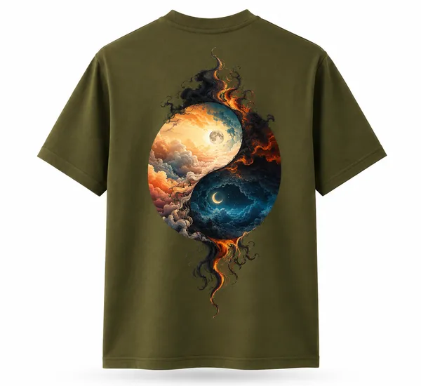 Olive_Green_Cotton_Blend_Regular_Fit_Celestial_Graphic_Oversized_T-Shirt_For_Men