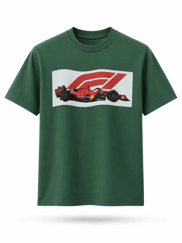 Green_Cotton_Regular_Fit_Ferrari_Graphic_Oversized_T-Shirt_For_Men
