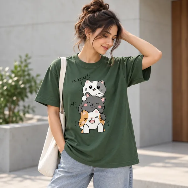 White_Cotton_Blend_Regular_Fit_Artistic_Graphic_Oversized_T-Shirt
