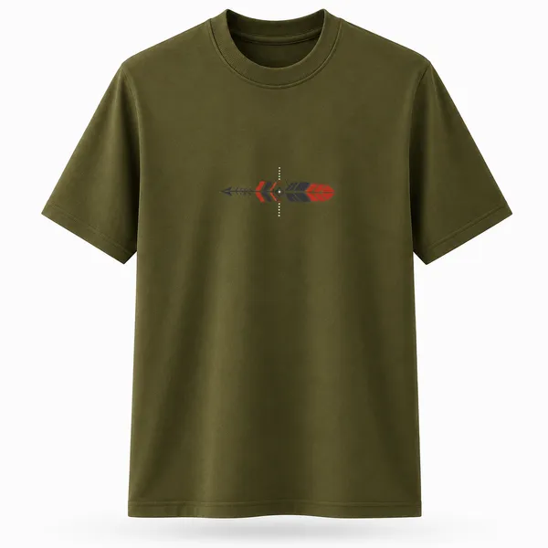 Olive_Green_Cotton_Blend_Regular_Fit_Graphic_Oversized_T-Shirt_For_Men
