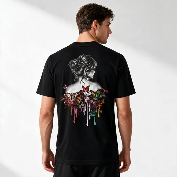 Black_Cotton_Blend_Regular_Fit_Artistic_Graphic_Oversized_T-Shirt_For_Men