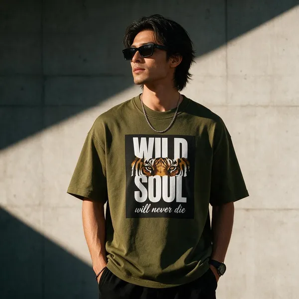 Black_Cotton_Blend_Regular_Fit_Tiger_Graphic_Oversized_T-Shirt_For_Men
