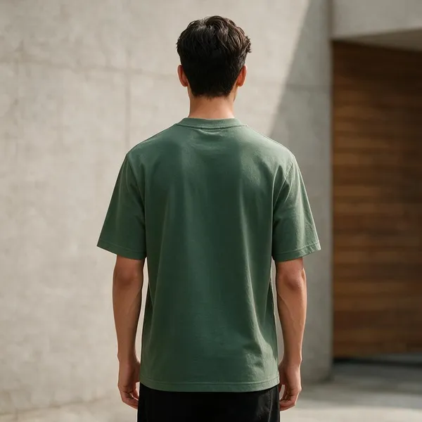 Green_Casual_Graphic_T-Shirt_for_Men