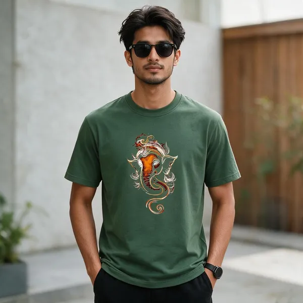 Green_Graphic_T-Shirt_for_Men