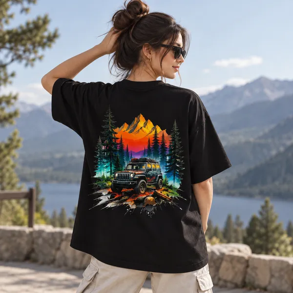White_Cotton_Blend_Regular_Fit_Artistic_Graphic_Oversized_T-Shirt_Unisex
