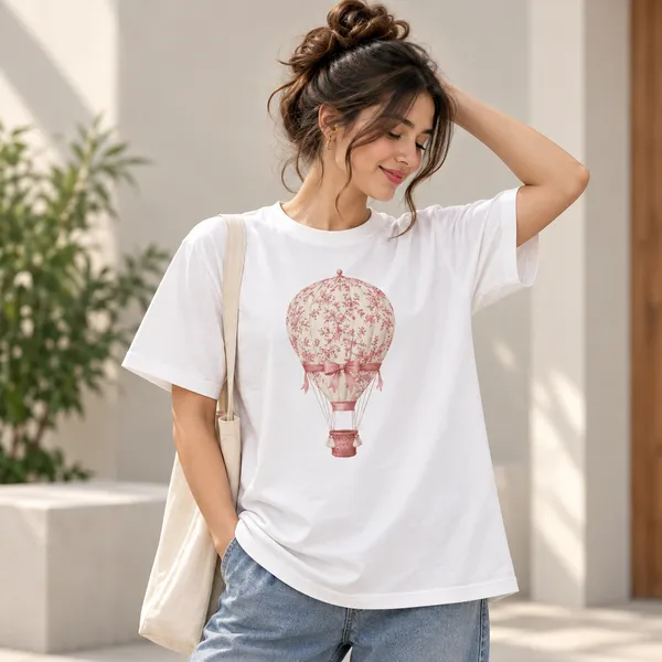 White_Cotton_Blend_Regular_Fit_Artistic_Graphic_Oversized_T-Shirt