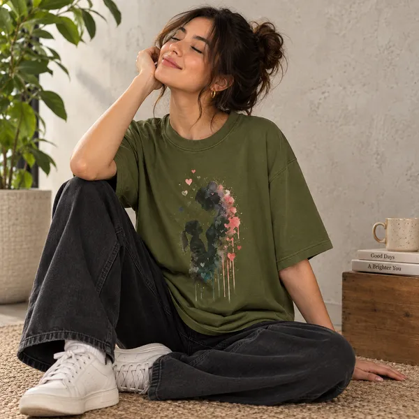 White_Cotton_Blend_Regular_Fit_Artistic_Graphic_Oversized_T-Shirt_