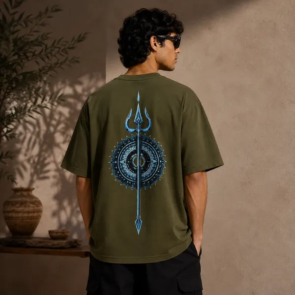 White_Cotton_Blend_Regular_Fit_Artistic_Graphic_Oversized_T-Shirt_Unisex