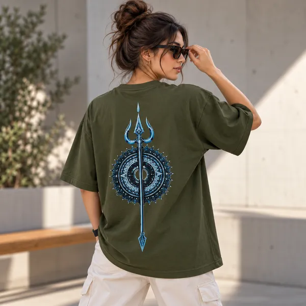 White_Cotton_Blend_Regular_Fit_Artistic_Graphic_Oversized_T-Shirt_Unisex