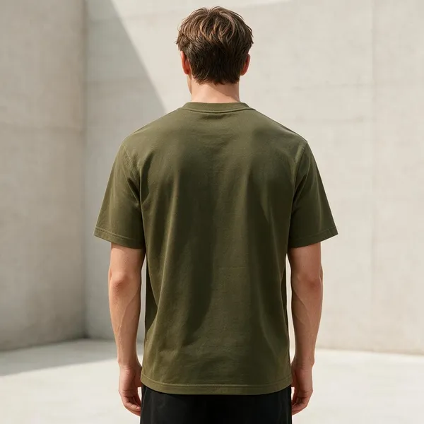 Olive_Green_Graphic_Print_Crew_Neck_T-Shirt_for_Men