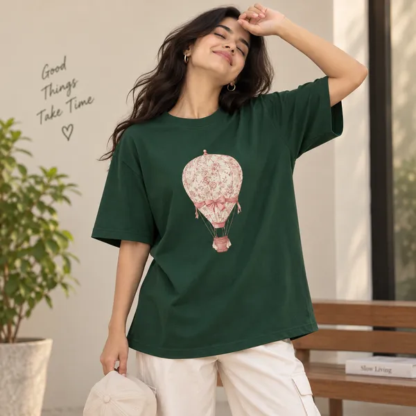 White_Cotton_Blend_Regular_Fit_Artistic_Graphic_Oversized_T-Shirt